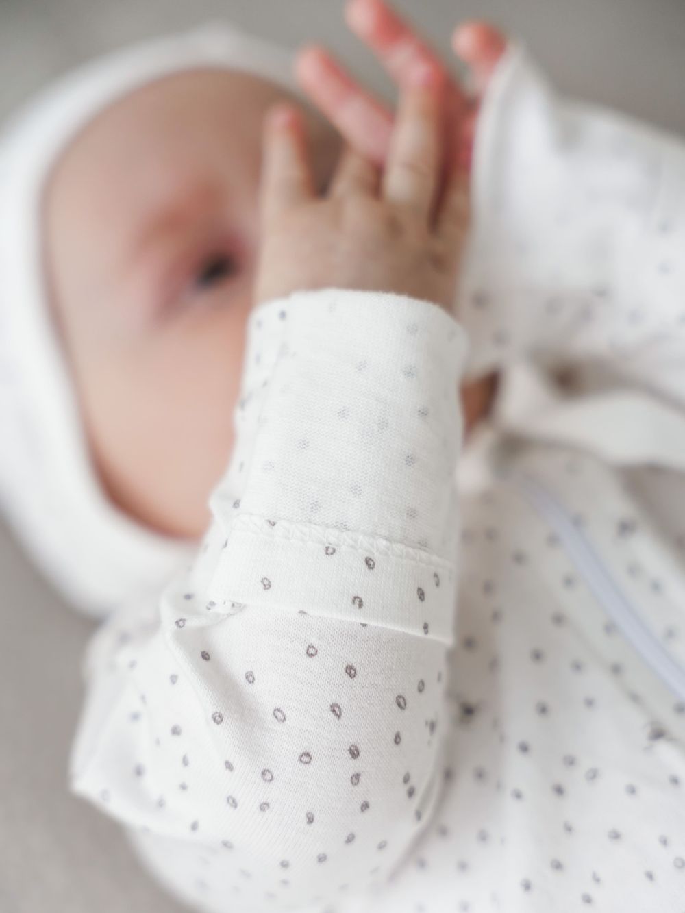 Слип на молнии с закрытой ножкой "Мишутка" 0+