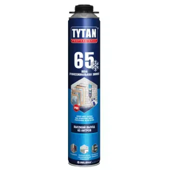 Пена монтажная Tytan 65 профессиональная зимняя 750 мл