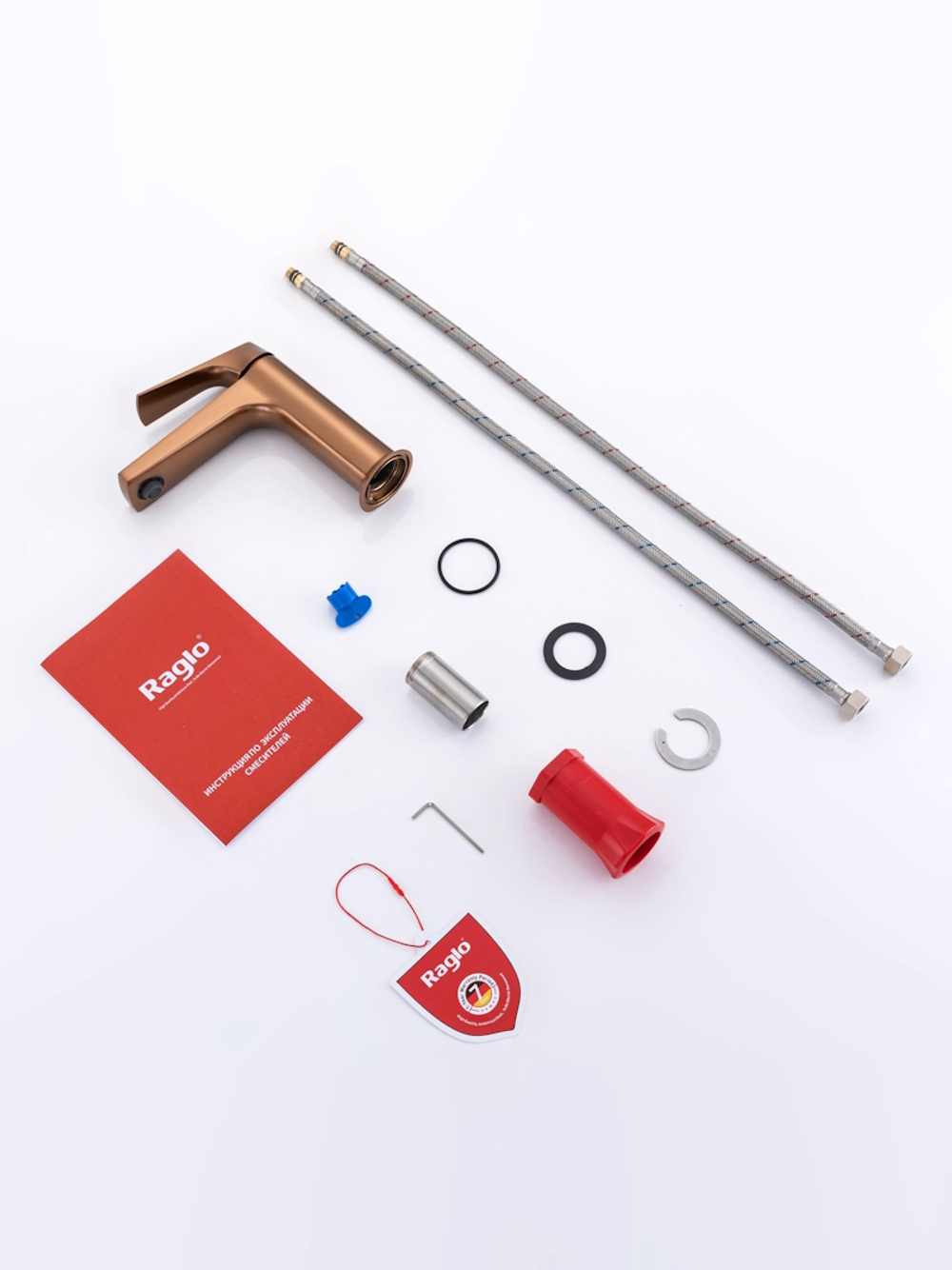 Смеситель для раковины Raglo R07.10.33, медь