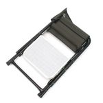 Кресло складное СЛЕДОПЫТ, 560х470х830 мм, со столиком, сталь 22 мм, хаки/2/