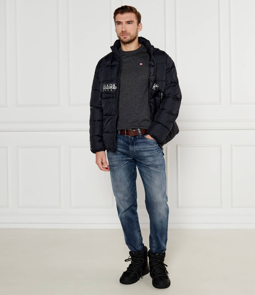 Шерстяной свитер DAMAVAND Napapijri - серый(NP0A4GJU)