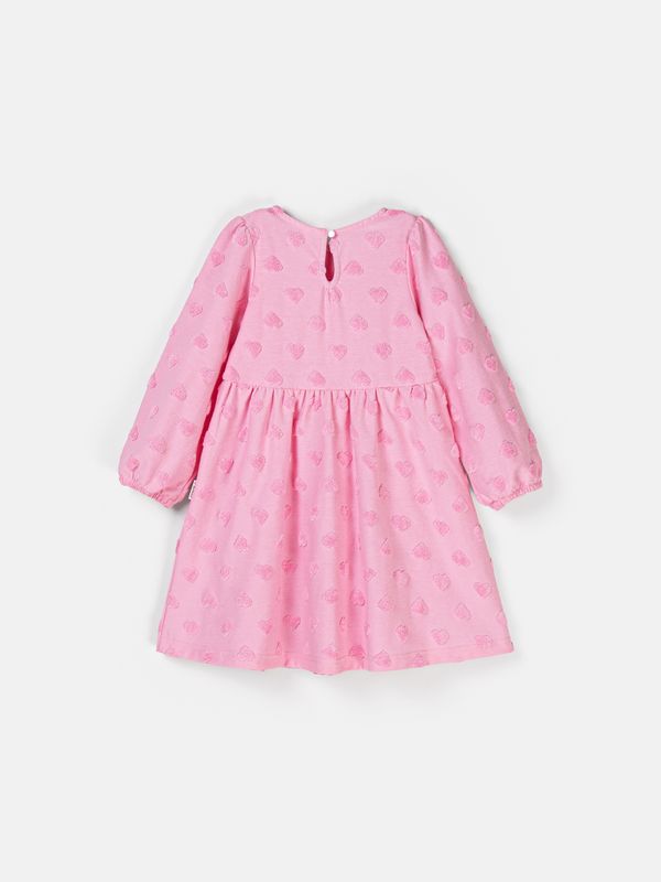 Платье с сердечками 