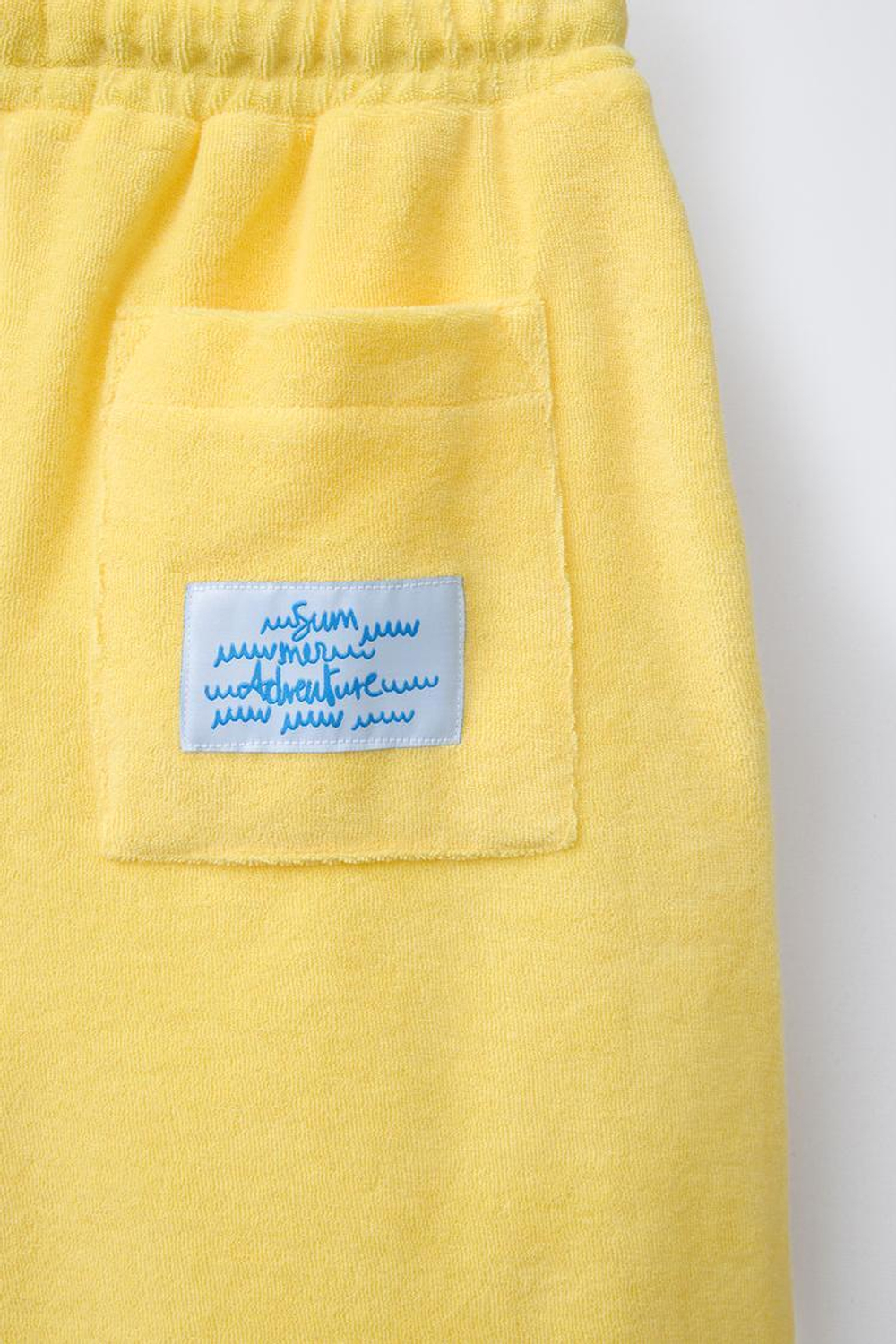 ZARA ШОРТЫ ИЗ МАХРОВОЙ ТКАНИ, ЖЕЛТЫЙ