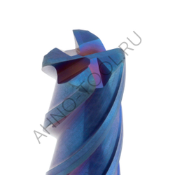 Фреза твердосплавная радиусная  10мм (L=75, l=25, хв=10) Z4 35° по закаленной стали BRHM-4R-D10.0R1.