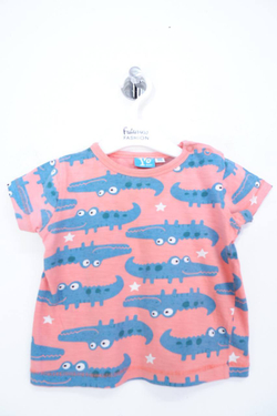 Футболка с забавным принтом на 12-18 месяцев