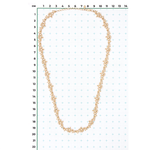 Колье из лимонного золота с фианитами