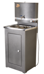 Умывальник дачный с подогревом "Люкс" ВИХРЬ, нержавейка, серебристый