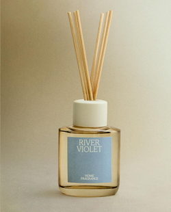 Zara Home RIVER VIOLET REED DIFFUSERS — ароматический диффузор с тростниковыми палочками, Речной Фиалковый, 100 мл