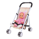 Коляска для кукол сидячая, пакет 935B-12