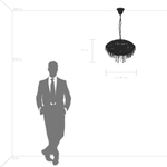 700090 Люстра подвесная CLASSIC 9х60W E14