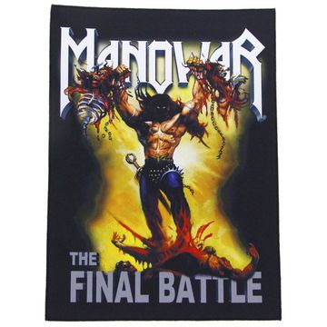Нашивка спиновая Manowar The Final Battle (194)