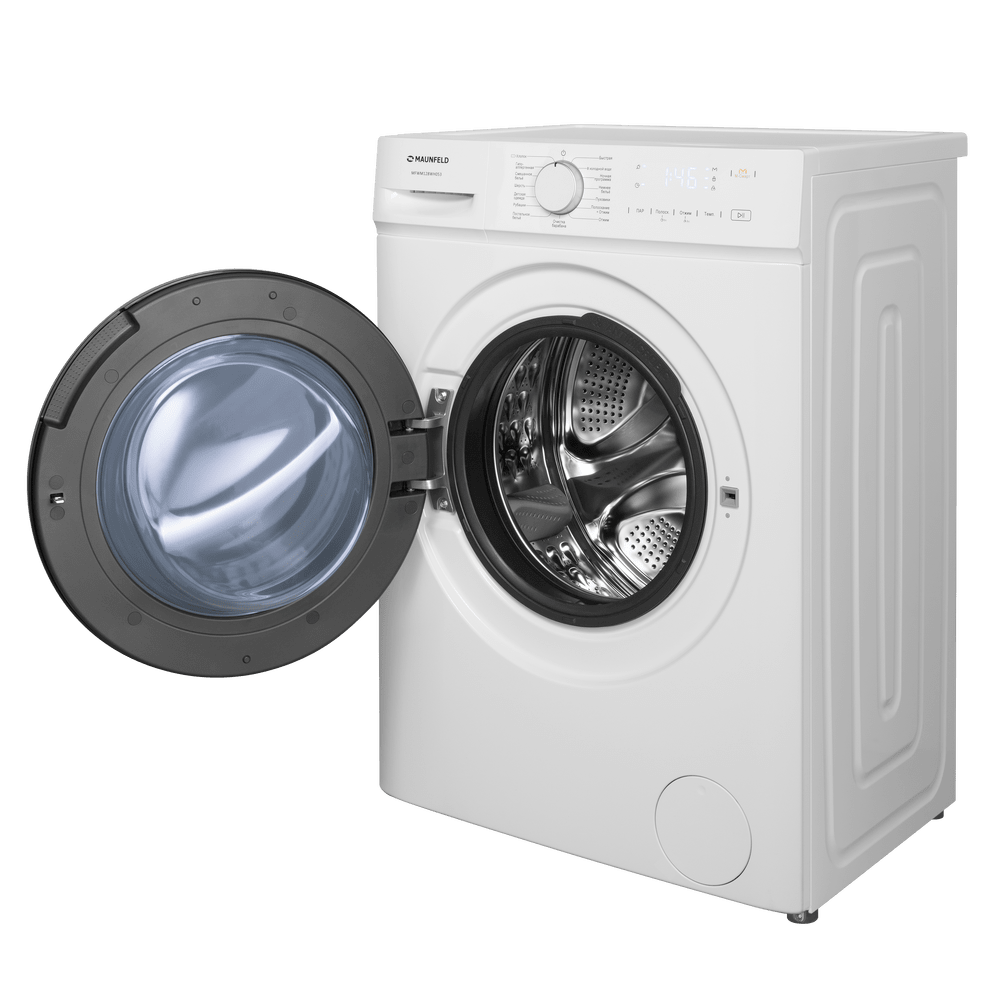 Стиральная машина c инвертором и паром MAUNFELD MFWM128WH053