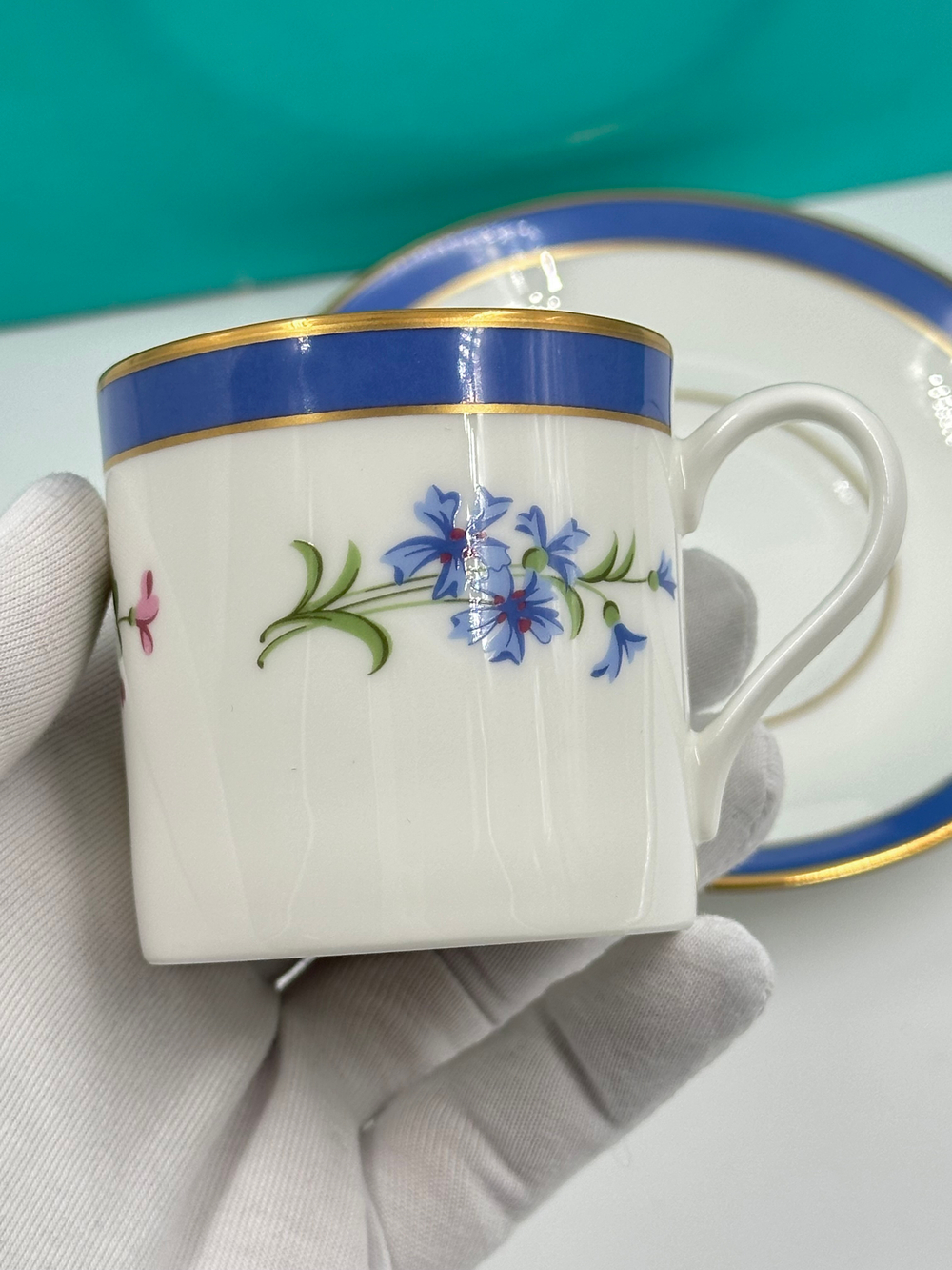 Набор из 2 кофейных пар Tiffany & Co, Tiffany Floral