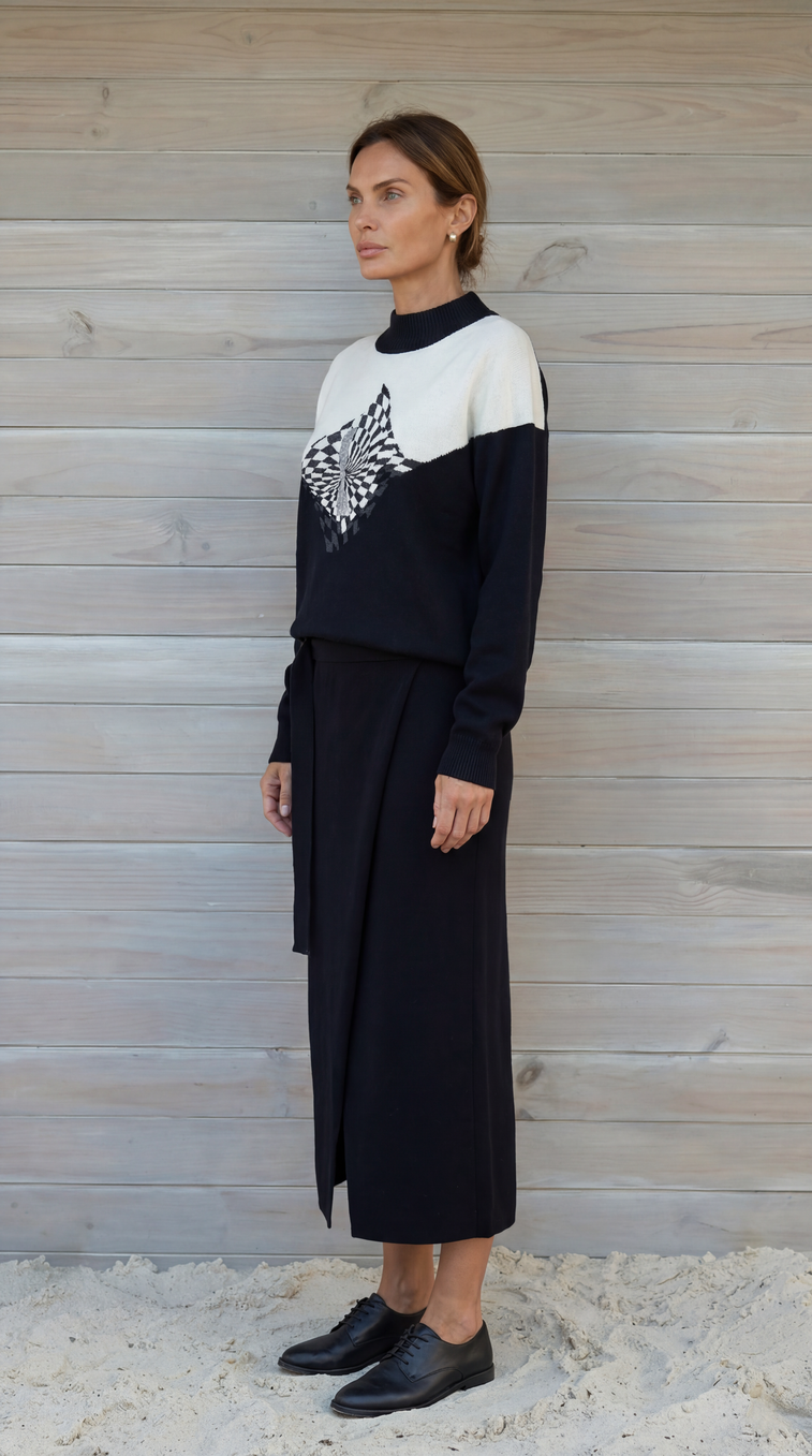 Юбка с запахом