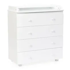 Комод пеленальный Bebizaro Regency Four White