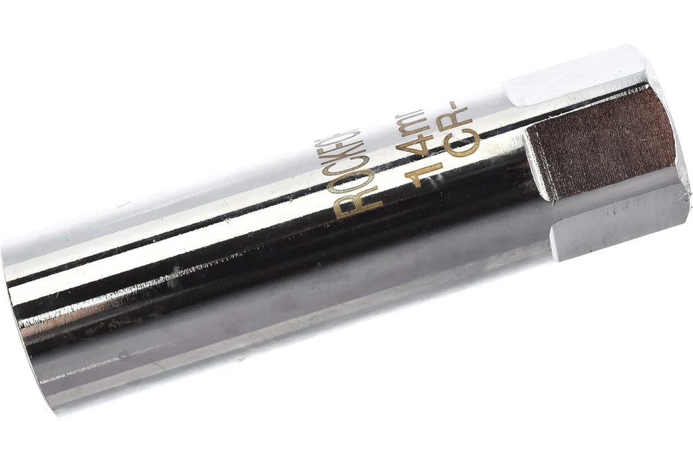 Головка свечная 14мм 3/8" 12-гранная L=63мм ROCKFORCE RF-807314