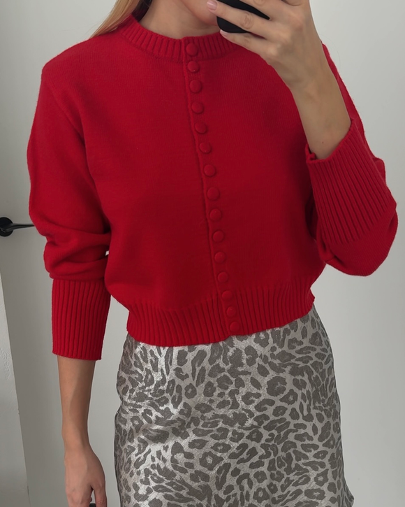 Кардиган вязаный на пуговицах