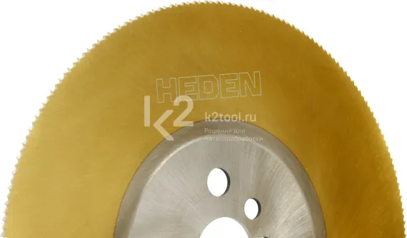 Диск пильный из быстрорежущей стали HSS-DMo5 с покрытием TiN, 350×2,5×32 мм, Z=280