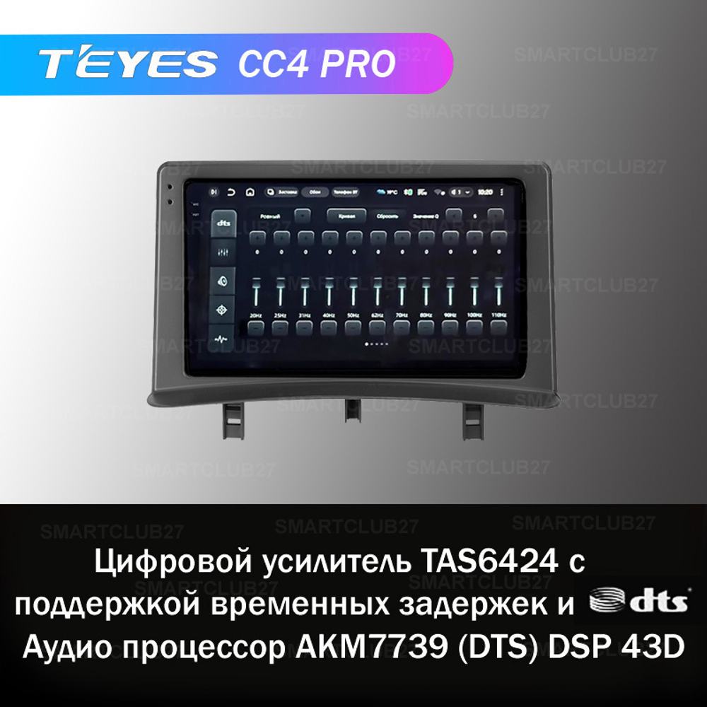 Teyes CC4 Pro 9" для Renault Clio 2005-2014