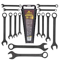 Набор ключей комбинированных 14пр. KINGTUL KT-5141MP Black