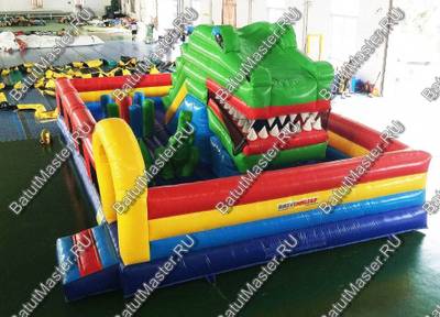 Надувная горка-робот "Дракоша" 12*6*6 м