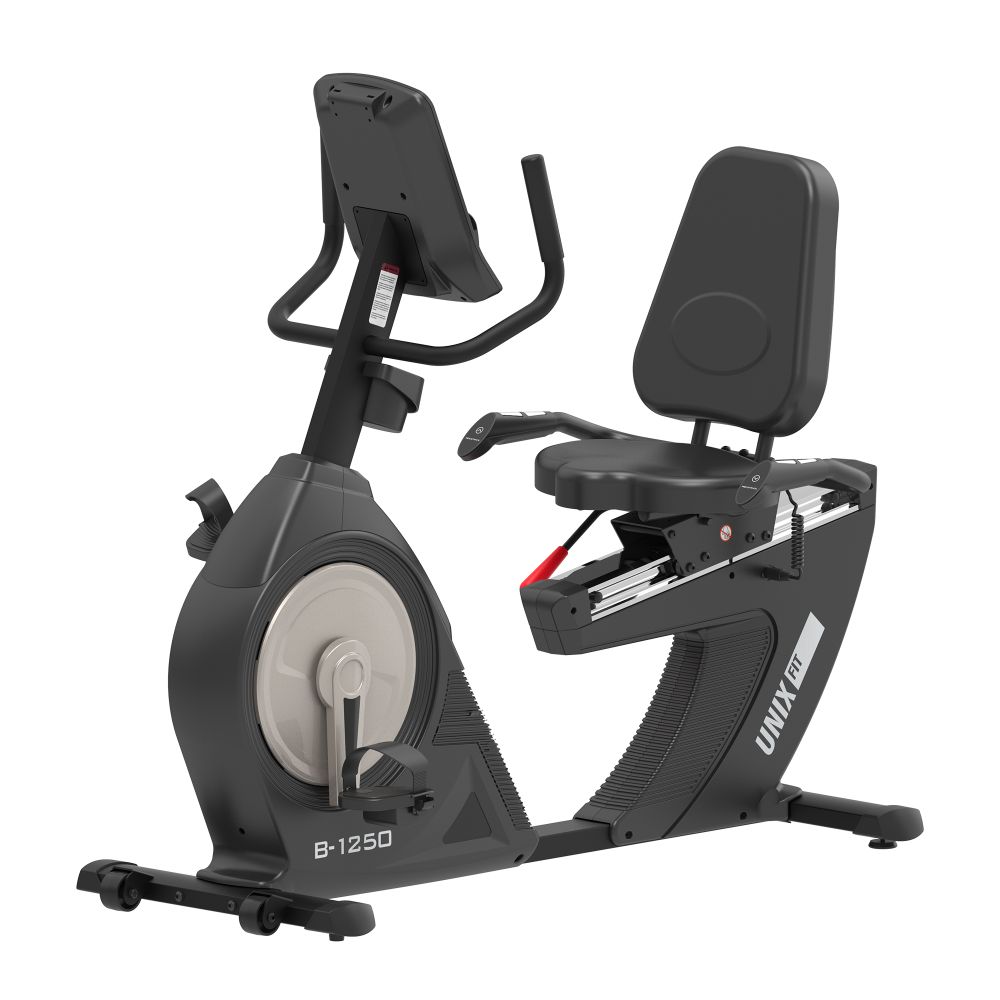 Горизонтальный велотренажер UNIX Fit B-1250 PRO (7&quot; LCD)