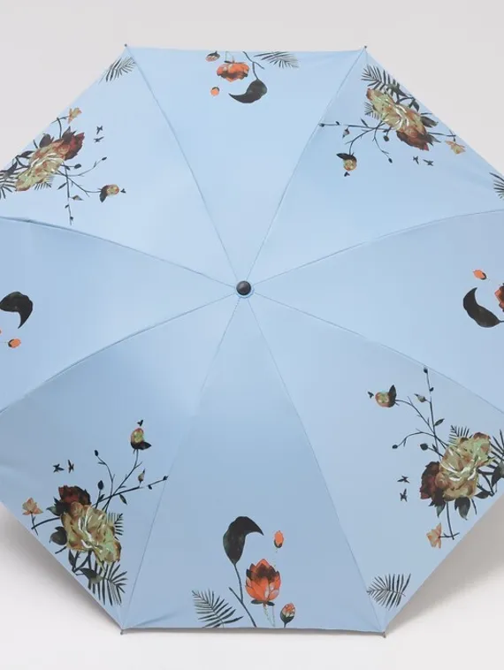 Зонт механический «Нежные цветы», 4 сложения, 8 спиц, R = 49 см, цвет МИКС