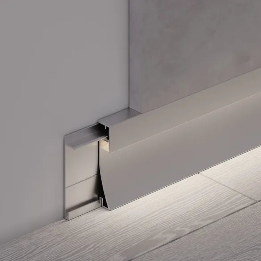 Профиль PLINTUS-H54-2000 ANOD (Arlight, Алюминий) 046388