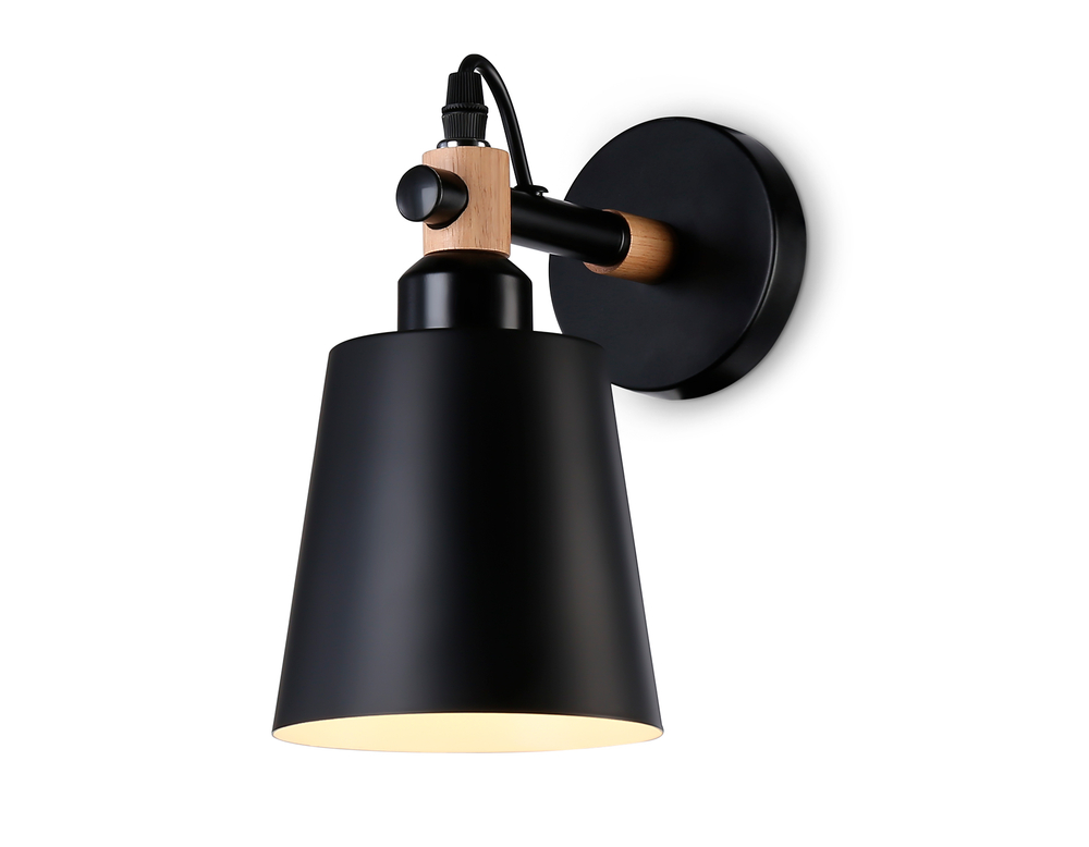TR82213 BK/LW черный/светлое дерево E27 max 40W 230*130*190