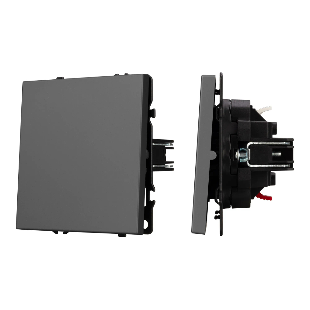 Механизм выключателя одноклавишный непроходной SWT-NOBE-MK01-SFPL-GR (230V, 10A) (Arlight, -) 054245