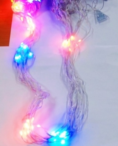 Гирлянда-штора 3мХ3м 280Led color соединяемая NP-1244