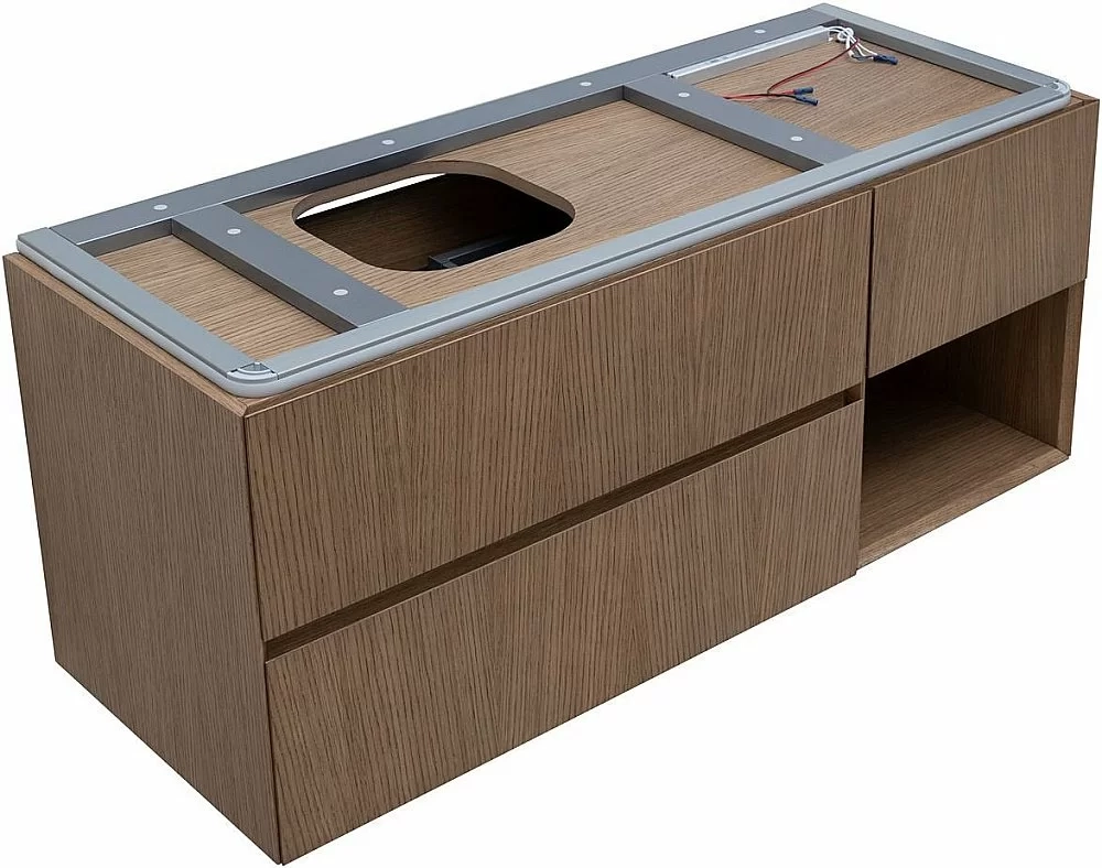 Тумба с раковиной Allen Brau INFINITY 120 L натуральный дуб