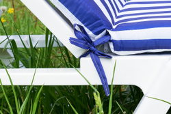 Матрац для шезлонга Tweet бело-синий