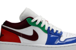 Кроссовки Jordan Air Jordan 1 Low "Multi-Color" (Женская размерная сетка)