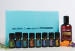 Набор эфирных масел для массажа doTERRA Ароматач Текник АТТ, 8x5 мл + 1x115 мл.