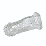 Насадка на пенис со стимуляцией предвагинальной зоны - 14 см. (Цвет: прозрачный)