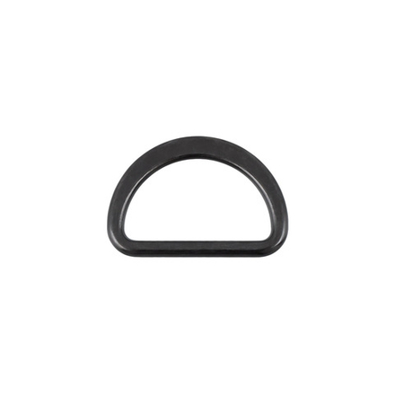 Фурнитура сумочная металл  "Gamma"   GH 21/20 ,Полукольцо литое  d 20 мм,под черный никель