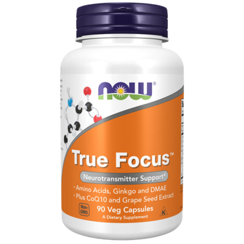 Now Foods True Focus 90 veg capsules, Поддержка когнитивных функций