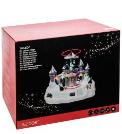 XM-712 Музыкальная новогодняя миниатюра с подсветкой