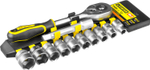 STAYER RSS 12L, 12 предм., (1/2″), набор торцовых головок (27750-H12)