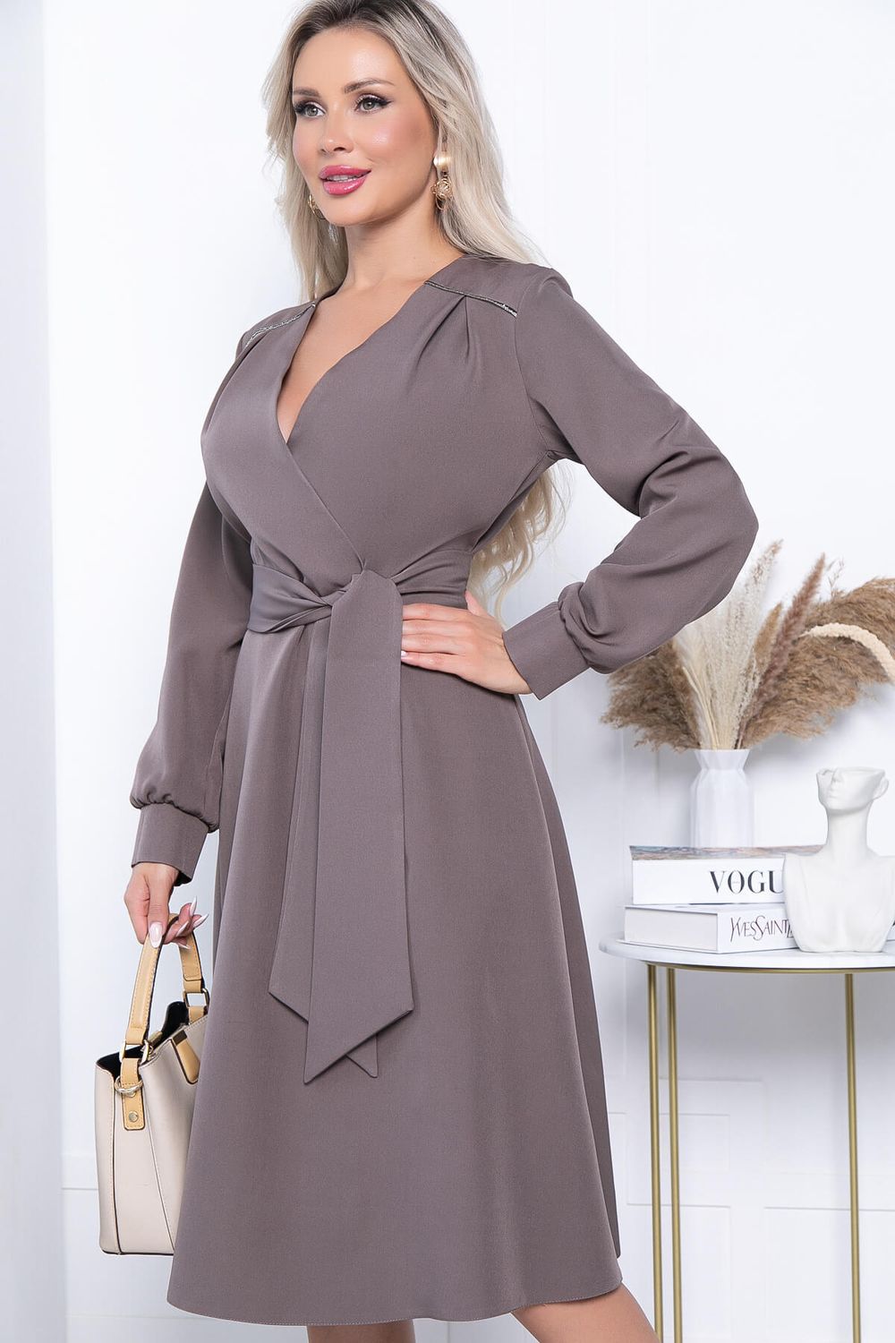 Платье "Леора" (капучино) П7183 LT Collection