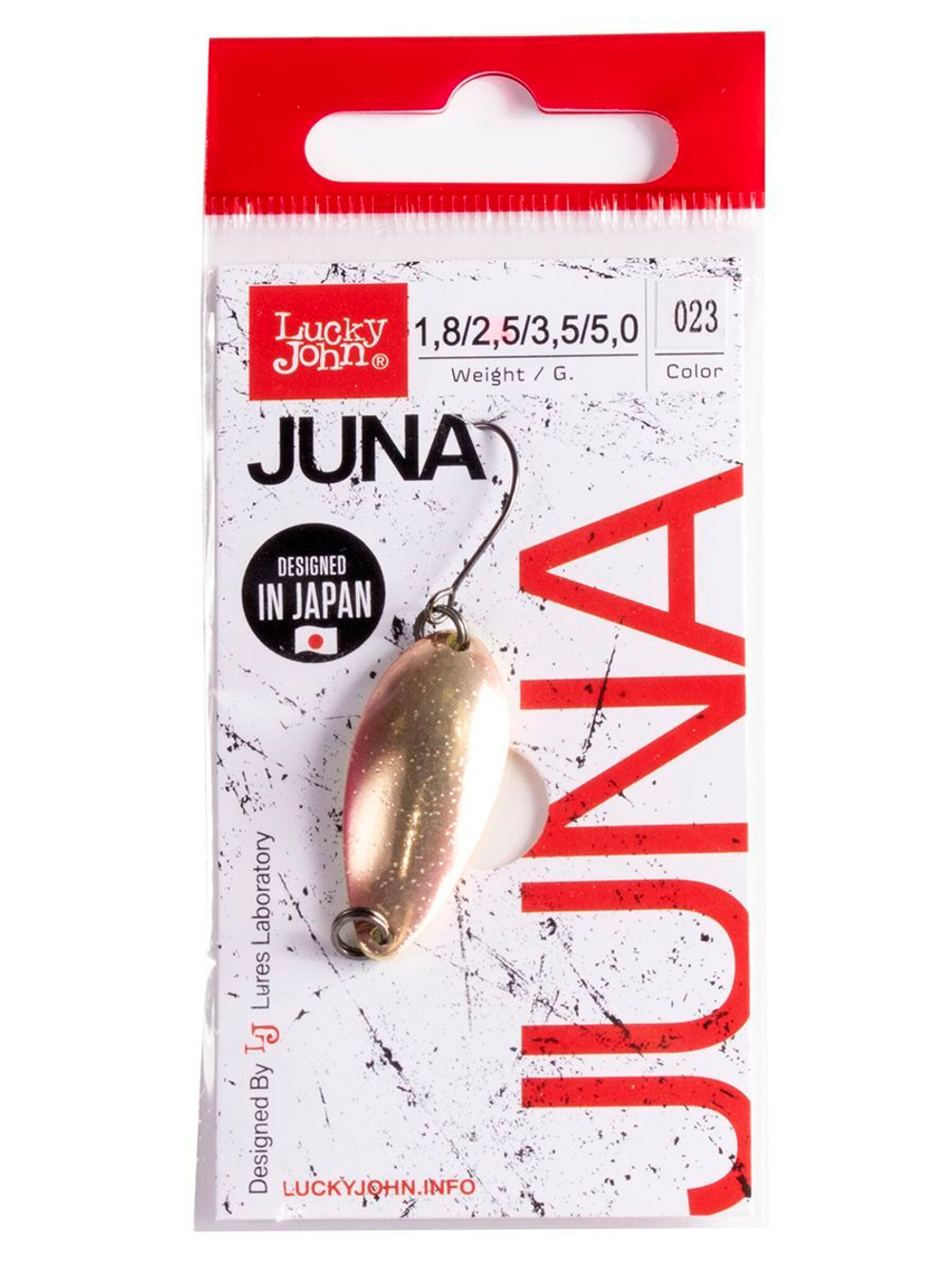 Блесна колеблющаяся Lucky John JUNA длина 30мм/2,5г 046