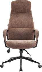 Кресло руководителя Everprof Otto Black Ткань Коричневый
