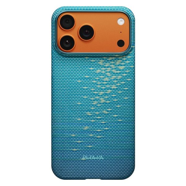 Чехол Pitaka Edge Case для iPhone 17 Pro, Лазурный | Lucid Blue