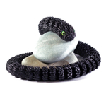 Фигурка змеи, змея игрушка антистресс "шипастая", черная, 55 см.