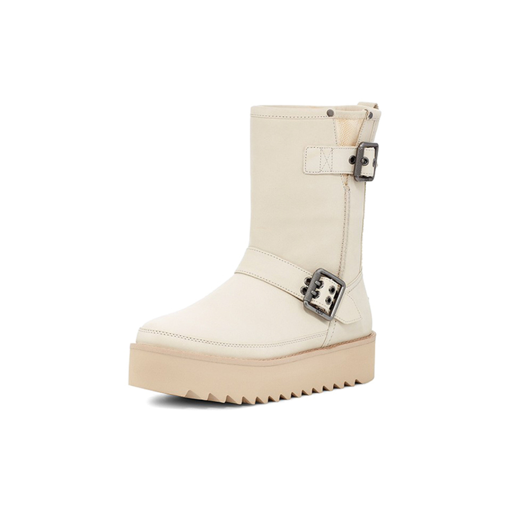 Сапоги UGG Classic Rebel Biker Short, 1106913-BONE