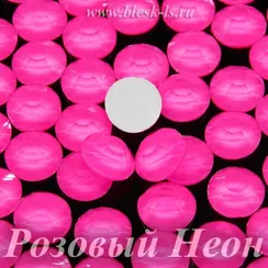 ЛС Стразы холодной фиксации, Розовый Неон (белое дно)