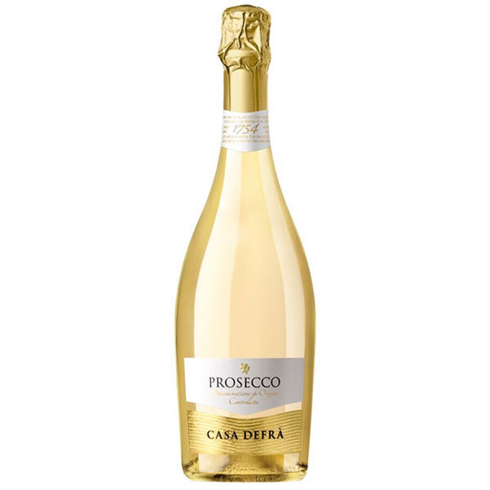 Вино  игристое Каза Дефра Просекко брют бел. 0,75 л 11% Чело Э Терра Италия