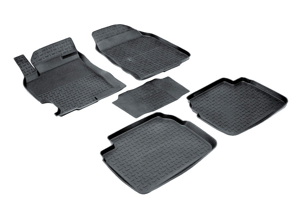 Резиновые коврики с высоким бортом для Mazda 6 2008-2012, Seintex.01287