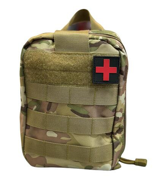 Тактическая аптечка, подсумок, мультикам (неукомплектованная)